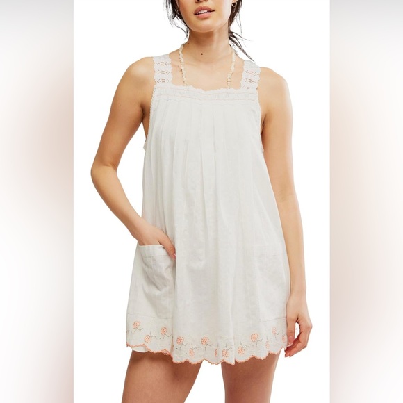 Free People Latecia Embroidered Mini Dress - Picture 1 of 9